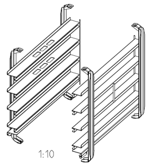 Навесная рама 6-1-1 Комби 4 уровня RATIONAL 60.61.642
